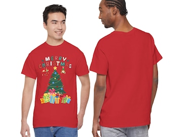 Merry Christmas Tree Shirt | Holiday Gifts, Festive Apparel