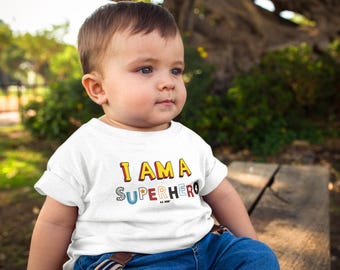 Infant I Am A Superhero Tee