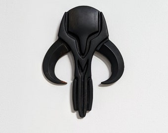 Mythosaur Signet Pin Carving from Mandalorian made out of rare Ebony Wood