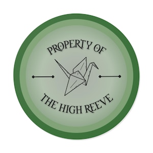 Pegatina de fanfic de Manacled: Propiedad del Alto Alguacil - Vinilo resistente al agua