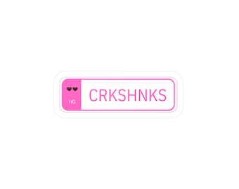 Hermione Granger CRKSHNKS Vinyl Sticker: Dramione Fan Art, Laptop Decal