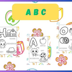 ABC Adventures: A Coloring Book for Children