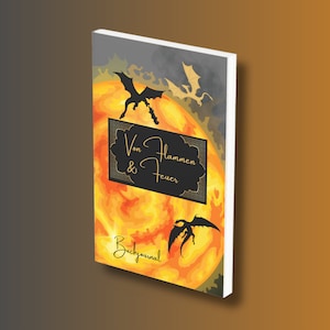 Book Journal Flames and Fire I Dragons Book Journal Book Journal I Ruimte voor 60 boeken, met lijsten voor SUB- en boekaanvragen, creatieve pagina's