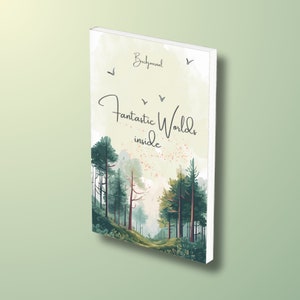 Book Journal Forest I Fantastische werelden binnen Book Journal Book Journal I Ruimte voor 60 boeken, lijsten voor SUB- en boekaanvragen, creatieve pagina's