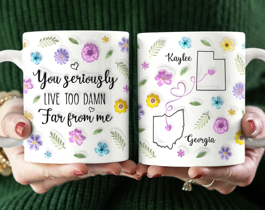 You Seriously Live Too Damn Far From Me 3D Inflated Effect Mug