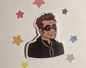 Crowley and Aziraphale - Vinyl Stickers