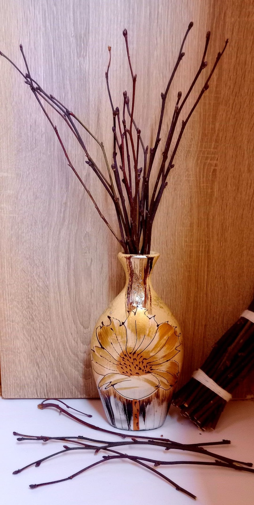 工芸品や装飾用の天然枝 - 20本入りパック / 40本入りパック - Etsy 日本