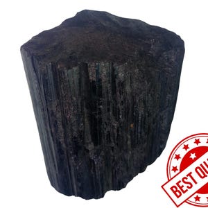 Chorlo Tourmaline | Raw Black Tourmaline Piece | Weight: 445 grams | Mystical and Energetic Minerals | Mineral Collection...