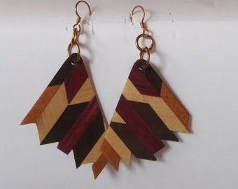 Birds of Suriname - Wooden Earring