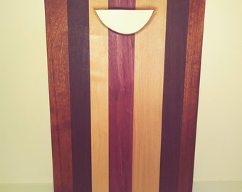 Cutting Board of Woods-multicolored - cook & serve with beauty!
