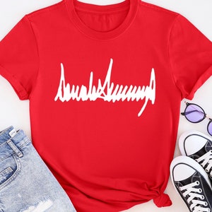 Donald Trump Signature Shirt,Conservative Shirt,Republican Shirt,Military Unisex Gift,Donald Trump 2024 American Shirt,Election 2024,MAGA