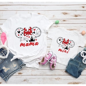 Personalized Mouse Mama Mini Shirt, Disney Family Shirts, Disney Cruise T-Shirt, Magic Kingdom Shirt, Cute Mama Gift, Mothers Day Shirt