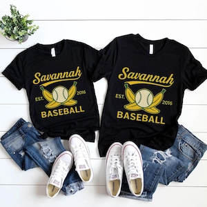 Retro Savannah Baseball T-Shirt: Vintage Soft Unisex Tee