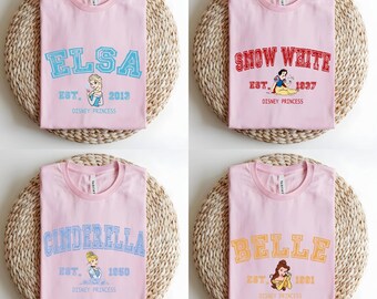 Disney Princesses Shirts, Princess Girl Trip Shirt, Princess Birthday Girl Shirt, Girl Disney Trip 2025, Disney Trip, Princess Belle