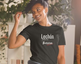 Koszulka Lechon Portoryko, koszulka Boricua, Portoryko, prezent Boricua, pamiątka z Portoryko