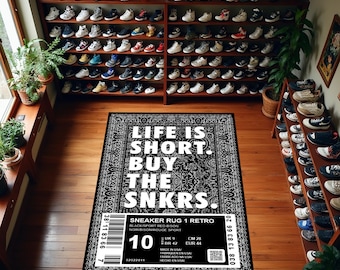 Op maat gemaakt sneakerkleed: streetweardecor, sneakercadeau
