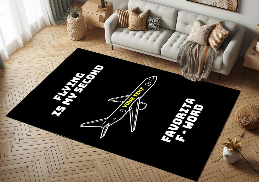 Custom Aviation Rug, Aviation Decor, Aviation Rug, Personalized Rug ...