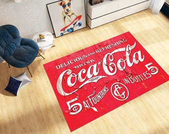 COCA COLA ヴィンテージラグ COCA COLA ヴィンテージラグ