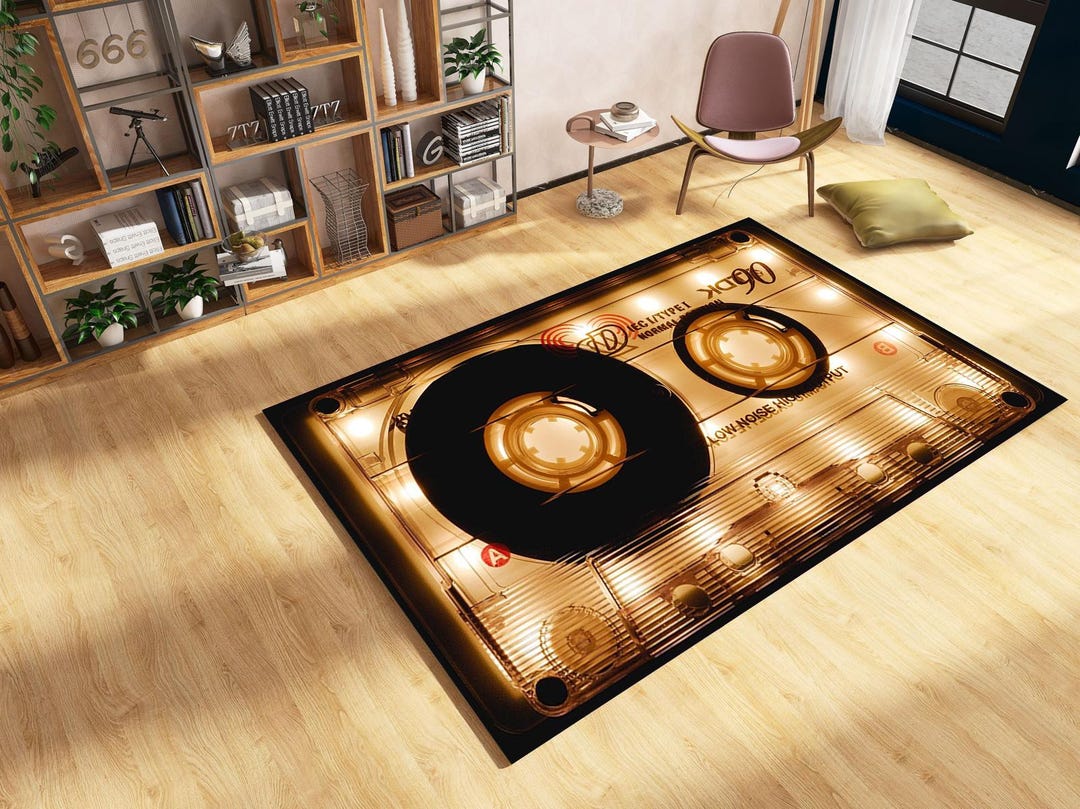 Audio Studio Rugs Retro Cassette Rug,music Rugs,audio Cassette Rugs,nursery Rug,corridor ...