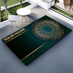 Personalized Turkish Prayer Rug: Ramadan Eid Gift