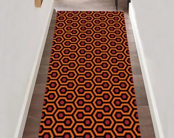 Het glanzende overlook hoteltapijt: antislip loper in de gang