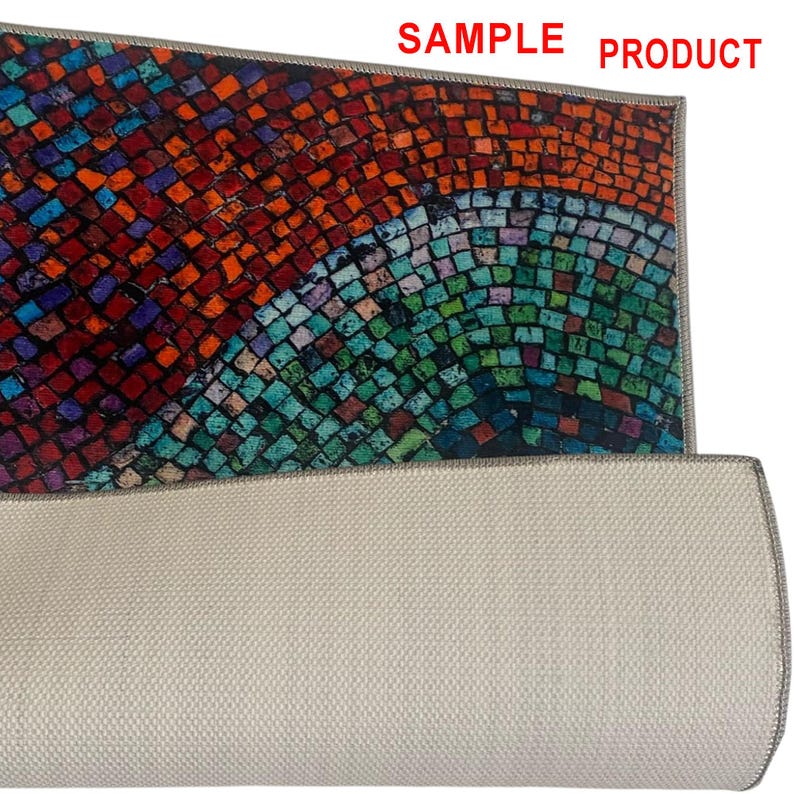 Stone Path Rug Stone Patterned Outdoor Rug: Washable Non-slip Patio Carpet - Etsy