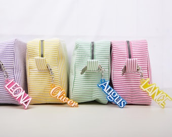 Gepersonaliseerde acrylnaamsleutelhanger, rugzaklabel