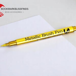 Pennarello metallico / Punta a pennello per calligrafia / Inchiostro permanente per arte / Artigianato e forniture per scrapbooking / Articolo di cancelleria scolastica