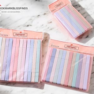 Leuke markeerstiftenset | Pastelstiften met dubbele punt | Leuke briefpapierbenodigdheden