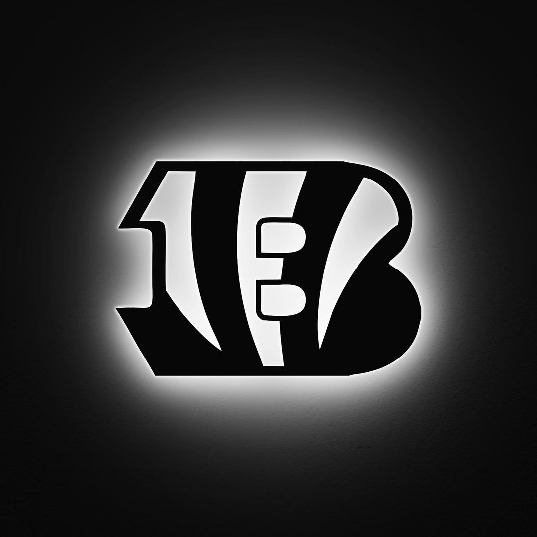 Cincinnati Bengals LED Wood Sign: NFL Fan Gift, Color Changing,bengals ...