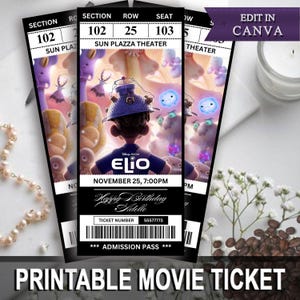 Bearbeitbare Elio-Geburtstagsfeier-Einladungskarte, Film-Geburtstags-Einladung, Elio-Geburtstags-pool-Party-Einladung, Elio-Geburtstagskarte
