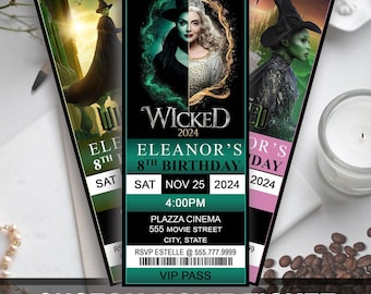 Custom Movie Ticket | Cinema Movie Surprise Gift Reveal | Movie Ticket Invitation | Request a Design | Birthday Party Movie invitation