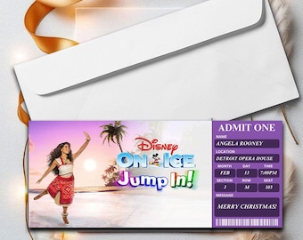 Personalisierte Disney Karte | Foliertes Andenken | Reiseansage | offenbaren | einladen