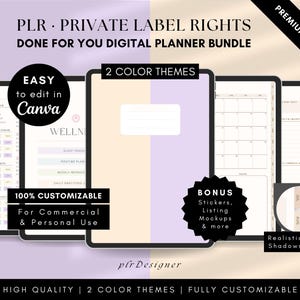 Resell Rights, PLR Templates, Canva Templates, PLR Planner, PLR Digital Planner, PLR Digital Products