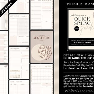 Quick Styling Easy Customizable Canva Template Instant Download Link for Personal and Commercial Use