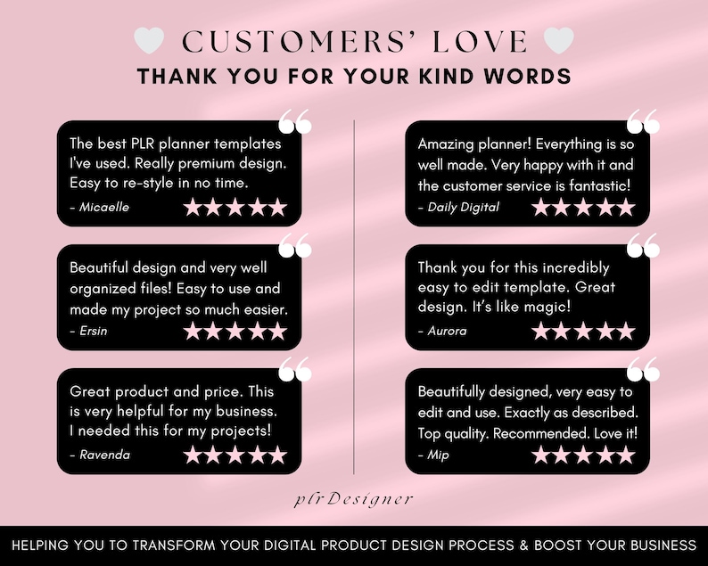 Premium Design PLR Digital Product Editable Canva Planner Templates for Resale