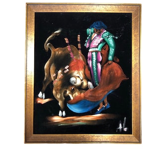Vintage Velvet Elvis Painting - Etsy