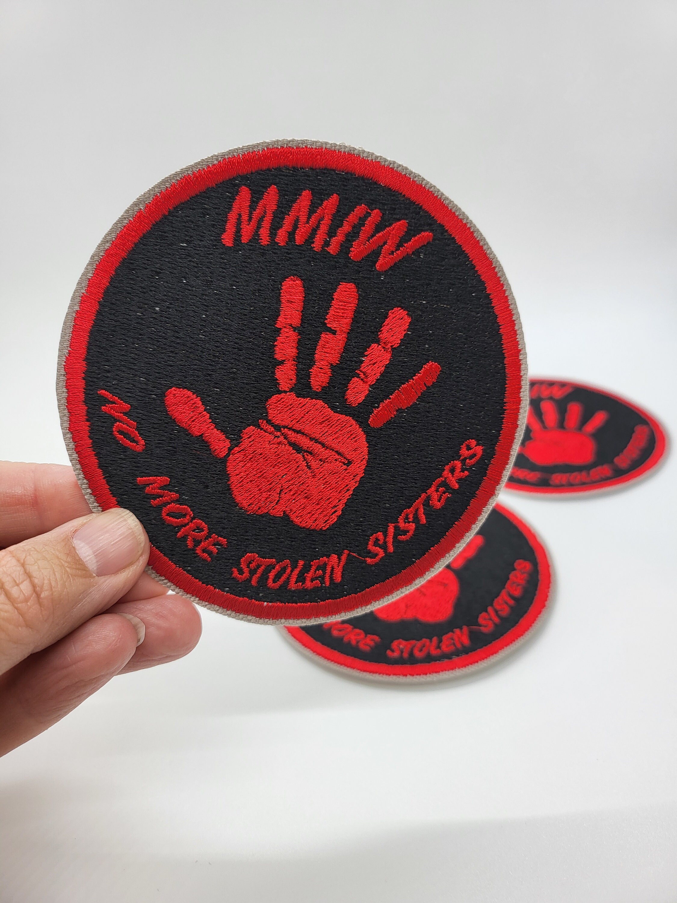 3 MMIW, Iron on Applique Patches, Native American, Embroidered Patches