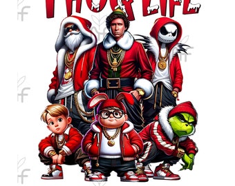 Thug Life Png, Christmas Comedy Movies Friends Png, The Boys of Winter Christmas Png, 90’s Christmas Png, Holiday png, Comedy Characters Png