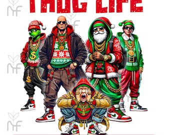 Thug Life Png, Christmas Comedy Movies Friends Png, The Boys of Winter Christmas Png, 90’s Christmas Png, Holiday png, Comedy Characters Png