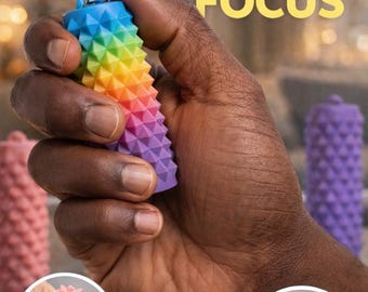 Ouchie Spiky Fidget Toy | Textured Sensory Stress Fidget | 3 Intensity Levels