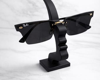 Nowoczesny stojak na okulary | Minimalistyczny ekspozytor na okulary przeciwsłoneczne | Organizer na okulary drukowany w 3D | Stojak na okulary na biurko | Stylowy wystrój biura