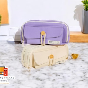 Estuche para lápices de mano / Lindo estuche portátil para cosméticos / Accesorios de moda