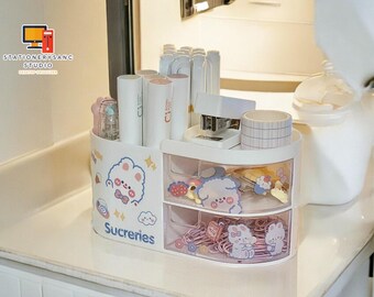 Tabletop Pens Holder | Cute Style Organizer | Home Stationery Accessories