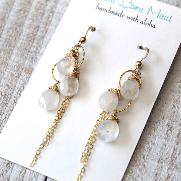 Moonstone "Kalana" earrings