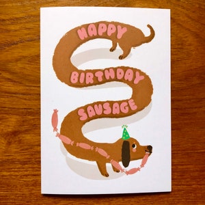 Happy Birthday Wurst! - *update design* illustrierte digitale Geburtstagskarte