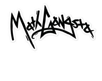 Pegatina sin burbujas de Math Gangsta Sketch