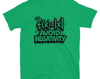 Camiseta unisex de manga corta "Evita la negatividad"