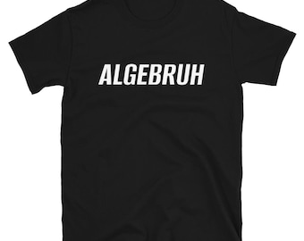 ALGEBRUH Camiseta unisex de manga corta suave