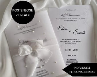 Wedding invitation card | Wedding card | Elegant wedding card | DIY kit | Self-assembly